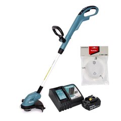 Akutrimmer Makita DUR 181 RT1 18 V 260 mm, koos aku, laadija, lõikejõhviga hind ja info | Trimmerid | hansapost.ee