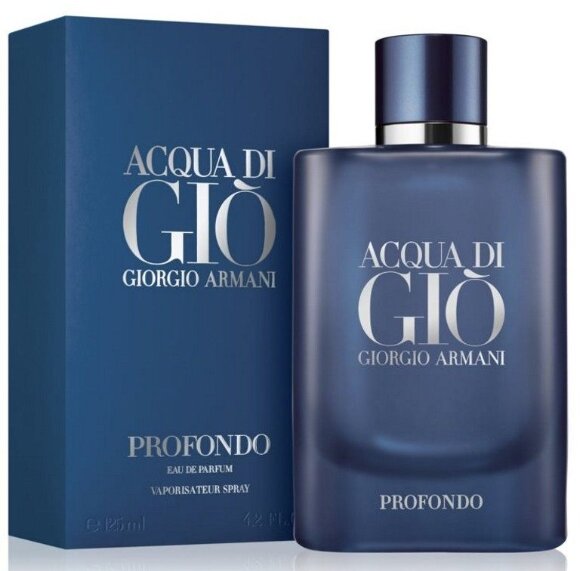 Parfüümvesi Giorgio Armani Acqua Di Gio Profondo EDP meestele, 125 ml цена и информация | Parfüümid meestele | hansapost.ee