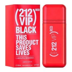 Parfüümvesi Carolina Herrera 212 Vip Black Red Limited Edition EDP meestele 100 ml цена и информация | Мужские духи | hansapost.ee