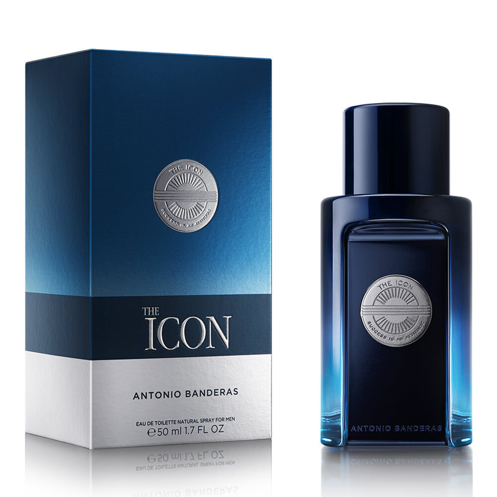 Parfüümvesi Antonio Banderas The Icon EDT meestele, 50 ml цена и информация | Parfüümid meestele | hansapost.ee