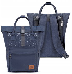 Ema seljakott Kinderkraft Moonpack Confetti, denim hind ja info | Lapsevankrite tarvikud | hansapost.ee