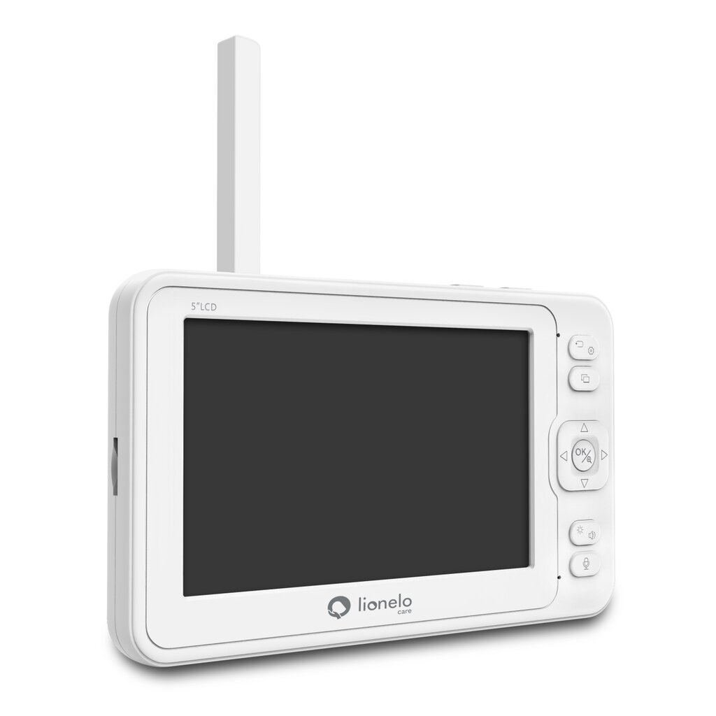 Mobiilne beebimonitor Lionelo Babyline 6.2, valge hind ja info | Beebimonitorid | hansapost.ee