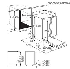 Electrolux KEMB3301L hind ja info | Nõudepesumasinad | hansapost.ee