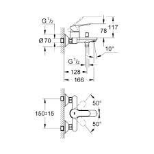 Cмеситель для ванны Grohe Bauedge цена и информация | Смесители | hansapost.ee