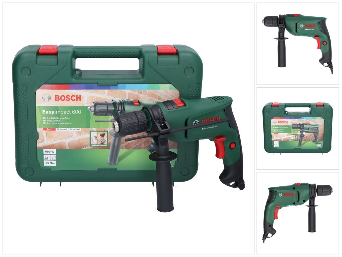 Lööktrell Bosch EasyImpact 600 hind ja info | Akutrellid, puurid ja kruvikeerajad | hansapost.ee