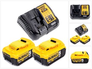 Aku ja laadija komplekt Dewalt DCB 113 P2 цена и информация | Дрели и шуруповёрты | hansapost.ee