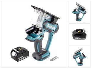 Аккумуляторная пила для гипсокартона Makita DSD 180 T1 цена и информация | Пилы, циркулярные станки | hansapost.ee