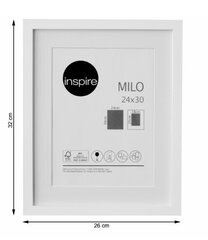 Фоторамка Milo, 26x32 см цена и информация | Фоторамка | hansapost.ee