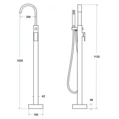 Vannisegisti Besco Modern II Chrome цена и информация | Смесители | hansapost.ee