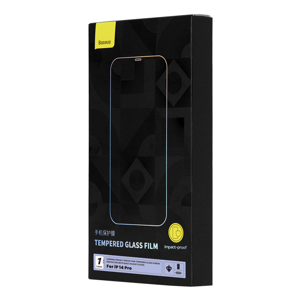 Baseus Privacy Tempered Glass hind ja info | Ekraani kaitseklaasid ja kaitsekiled | hansapost.ee