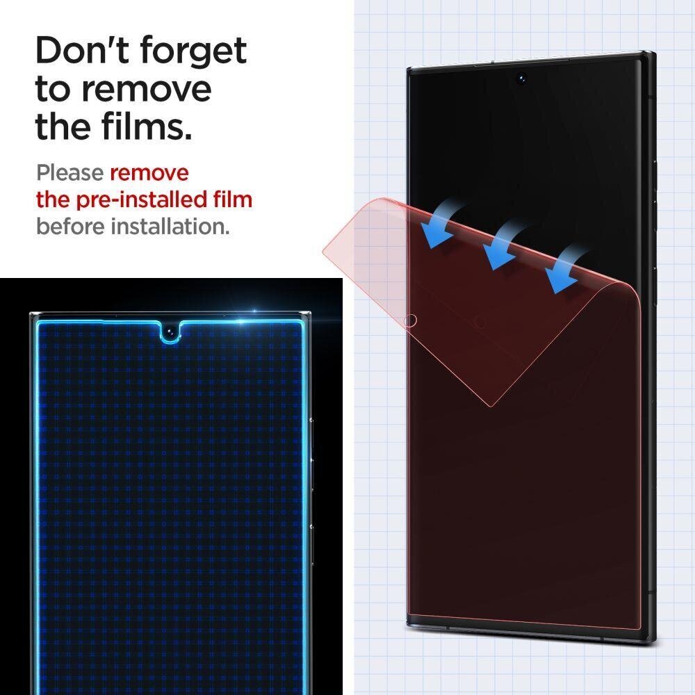 Spigen Screen Protector Platinum Tray цена и информация | Ekraani kaitseklaasid ja kaitsekiled | hansapost.ee