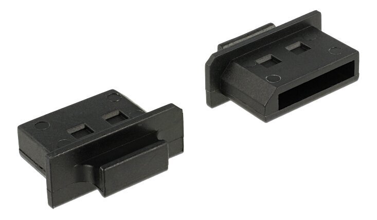 Tolmukate Delock DisplayPort female pesade jaoks, must hind ja info | USB adapterid ja jagajad | hansapost.ee