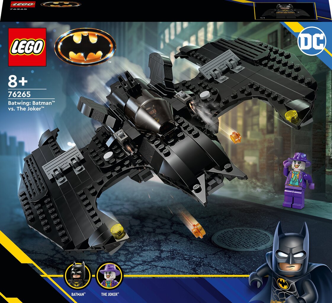 76265 LEGO® DC Batman Batwing: Batman vs Jokker цена и информация | Klotsid ja konstruktorid | hansapost.ee