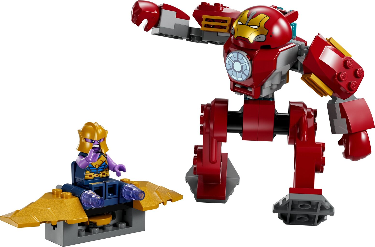76263 LEGO® Marvel Iron Man Hulkbuster vs Thanos цена и информация | Klotsid ja konstruktorid | hansapost.ee