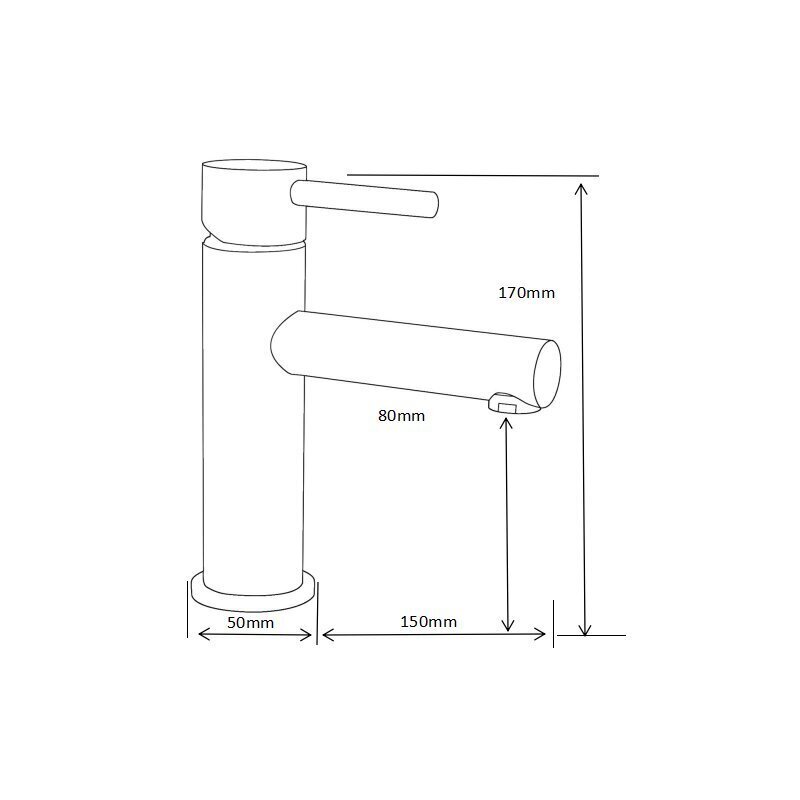 Valamusegisti Mexen Elba low chrome hind ja info | Vannitoa segistid | hansapost.ee