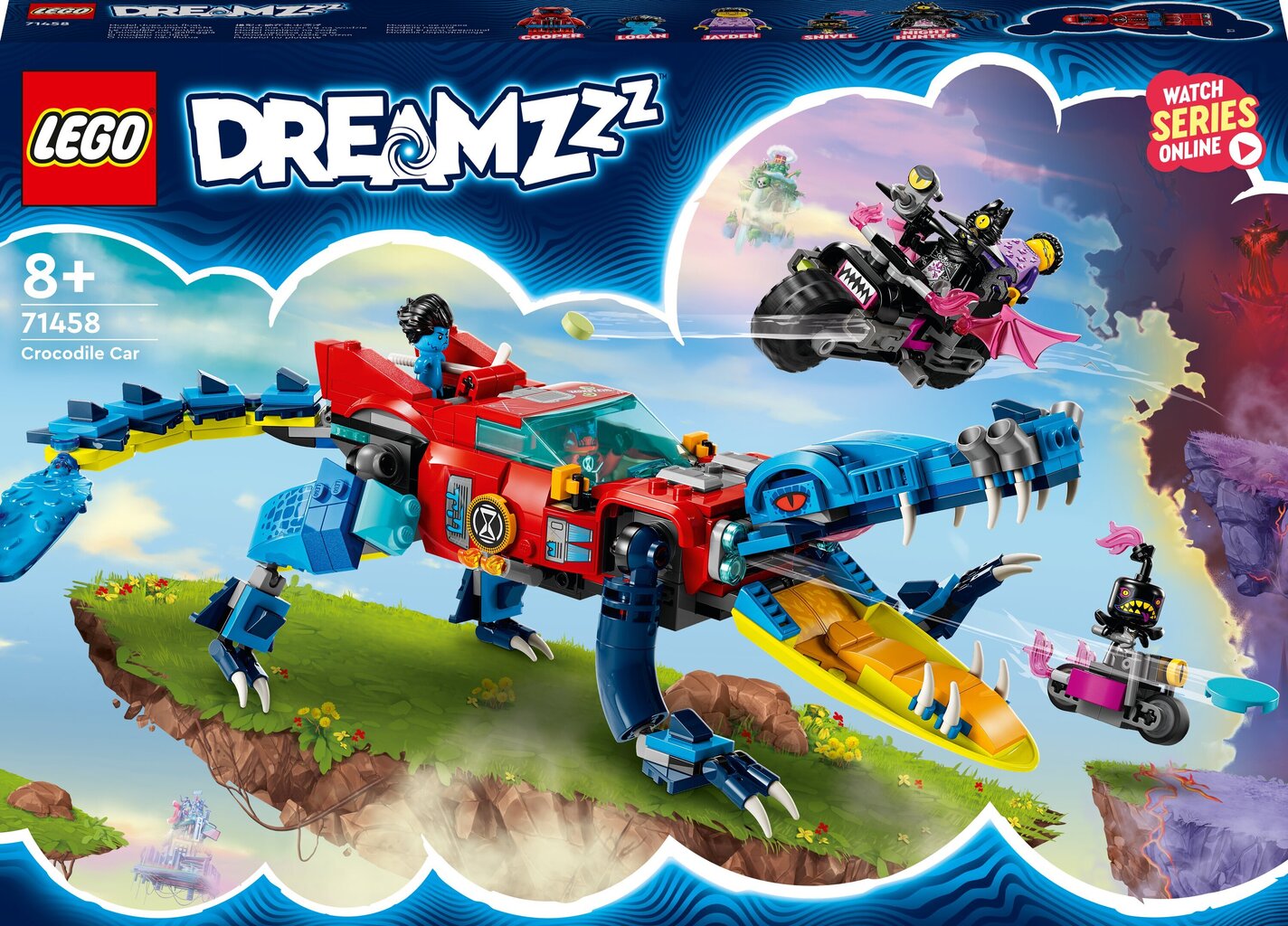 71458 LEGO® DREAMZzz krokodilliauto hind ja info | Klotsid ja konstruktorid | hansapost.ee