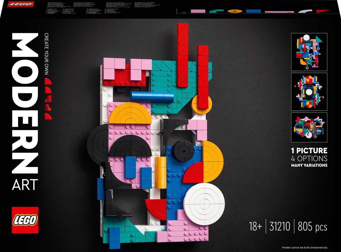 31210 LEGO® Art Moodne kunst цена и информация | Klotsid ja konstruktorid | hansapost.ee