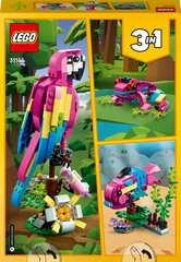 31144 LEGO® Creator 3 v 1 Экзотический розовый попугай цена и информация | Конструкторы и кубики | hansapost.ee