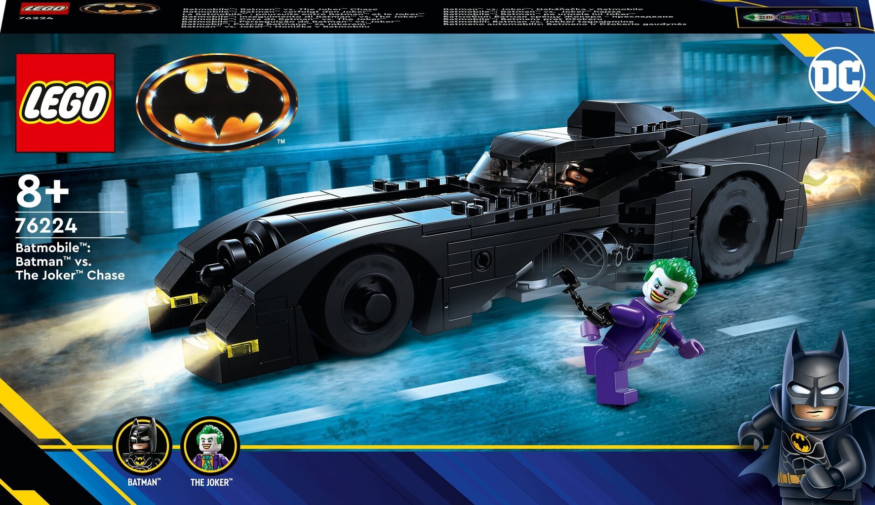 76224 LEGO® DC Batman «Автомобиль Бэтмена: Погоня Бэтмена и Джокера» цена |  hansapost.ee