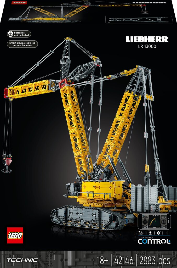 42146 LEGO® Technic roomikkraana Liebherr LR 13000 цена и информация | Klotsid ja konstruktorid | hansapost.ee