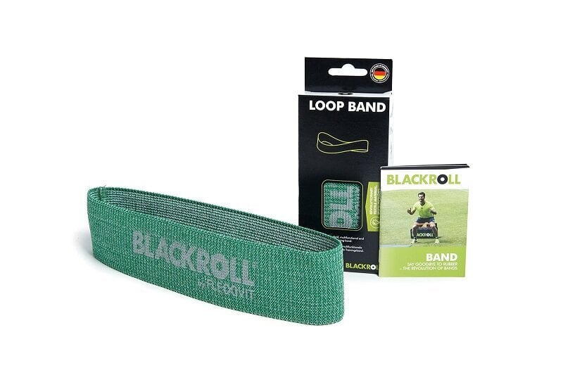 Blackroll® elastne vastupanuliin, roheline, 32 cm цена и информация | Treeningkummid | hansapost.ee