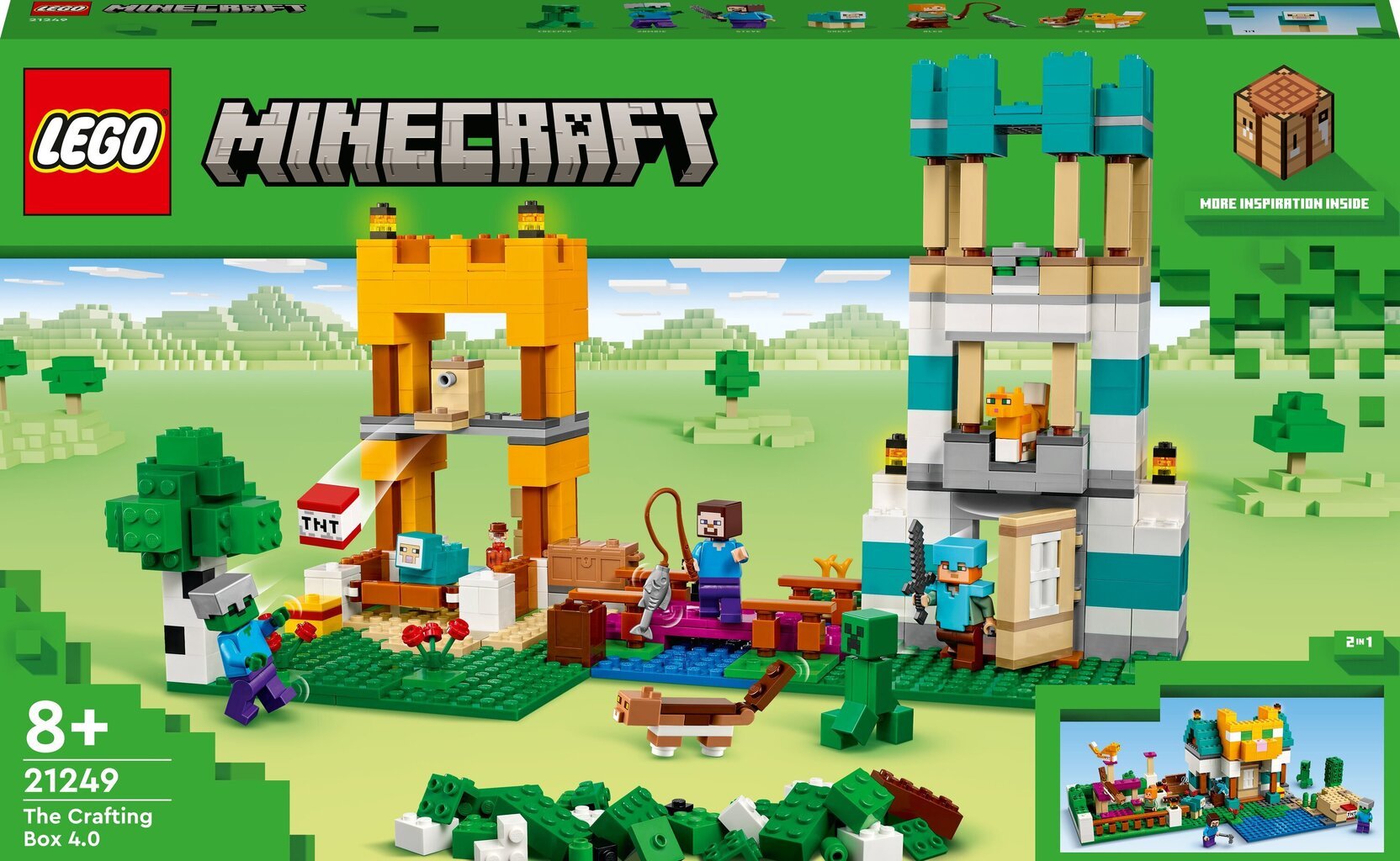 21249 LEGO® Minecraft™ Meisterdamiskast 4.0 цена и информация | Klotsid ja konstruktorid | hansapost.ee