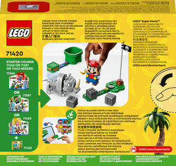 Дополнение к набору 71420 LEGO® Super Mario Носорог Rambi цена и информация | Конструкторы и кубики | hansapost.ee