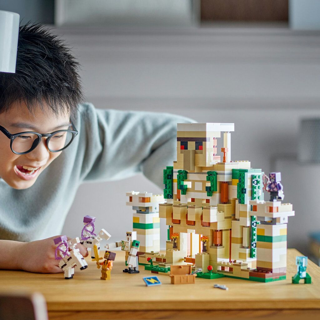 21250 LEGO® Minecrafti rauast Golemi kindlus цена и информация | Klotsid ja konstruktorid | hansapost.ee