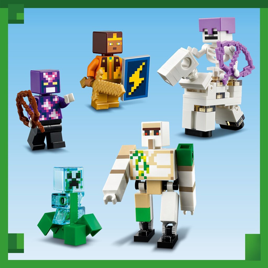 21250 LEGO® Minecrafti rauast Golemi kindlus цена и информация | Klotsid ja konstruktorid | hansapost.ee