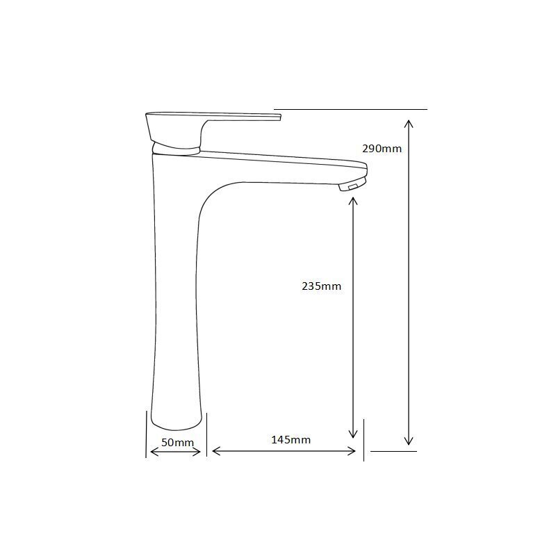 Mexen valamusegisti Axel high chrome hind ja info | Vannitoa segistid | hansapost.ee