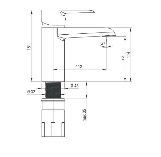 Deante segisti Corio, chrome hind ja info | Vannitoa segistid | hansapost.ee