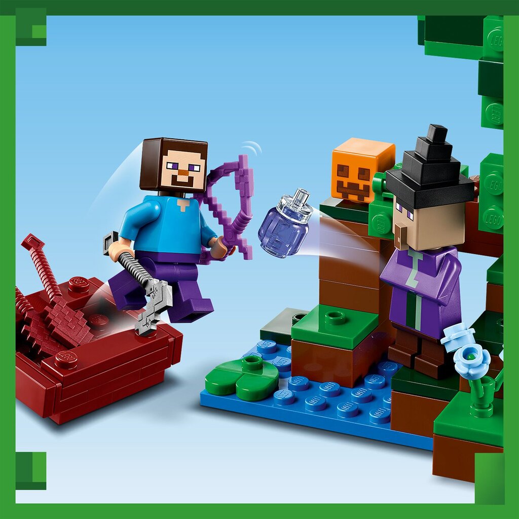 21248 LEGO® Minecraft kõrvitsafarm цена и информация | Klotsid ja konstruktorid | hansapost.ee