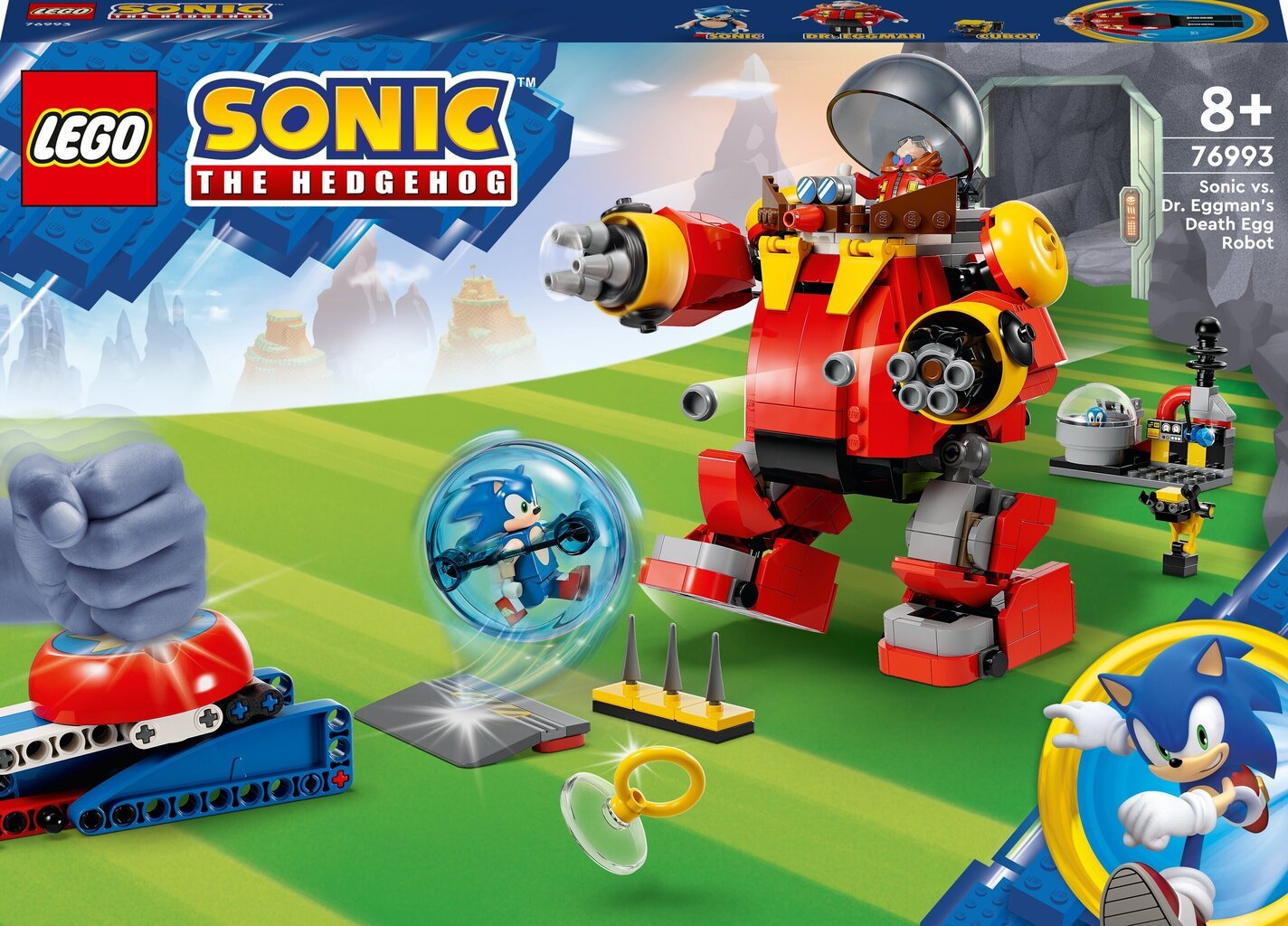 76993 LEGO® Sonic the Hedgehog Sonic vs. Dr. Eggman Surmamuna-robot цена и информация | Klotsid ja konstruktorid | hansapost.ee