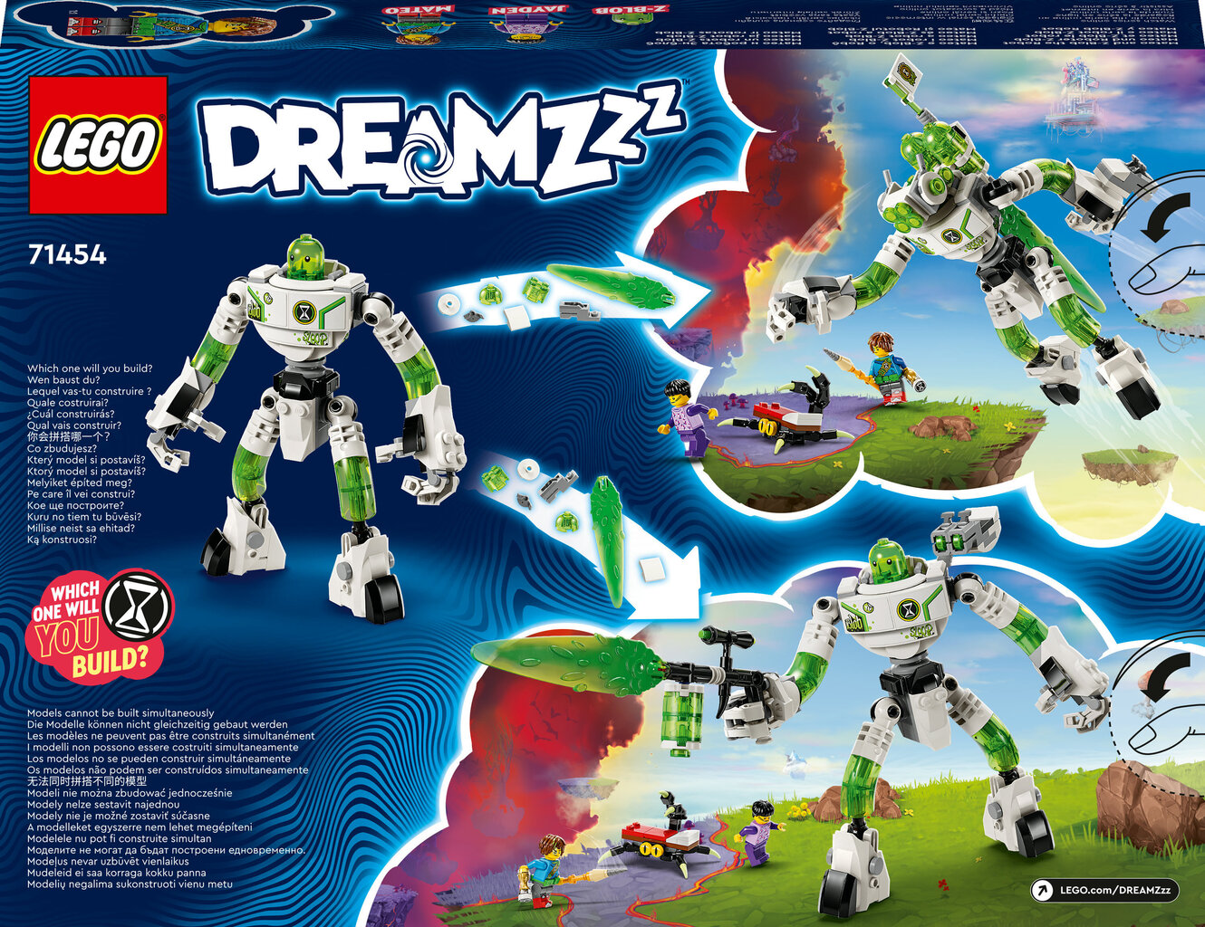 71454 LEGO® DREAMZzz Mateo ja Z-Blob robot цена и информация | Klotsid ja konstruktorid | hansapost.ee