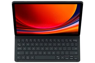 DX710UBE Book klaviatuuri ümbris Slim, sobib Samsung Galaxy Tab S9 / S9FE, must hind ja info | Tahvelarvuti ümbrised ja kaaned | hansapost.ee