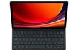 DX710UBE Book klaviatuuri ümbris Slim, sobib Samsung Galaxy Tab S9 / S9FE, must hind ja info | Tahvelarvuti ümbrised ja kaaned | hansapost.ee