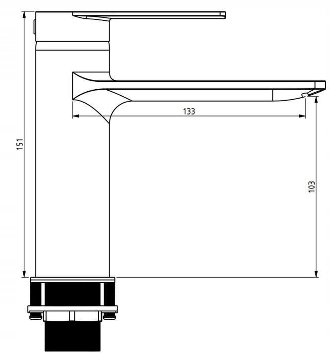 Mexen valamusegisti Zero low, black hind ja info | Vannitoa segistid | hansapost.ee