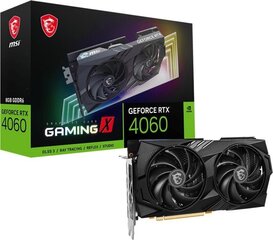 MSI GeForce RTX 4060 Gaming X RTX4060GAMX8G hind ja info | Videokaardid | hansapost.ee