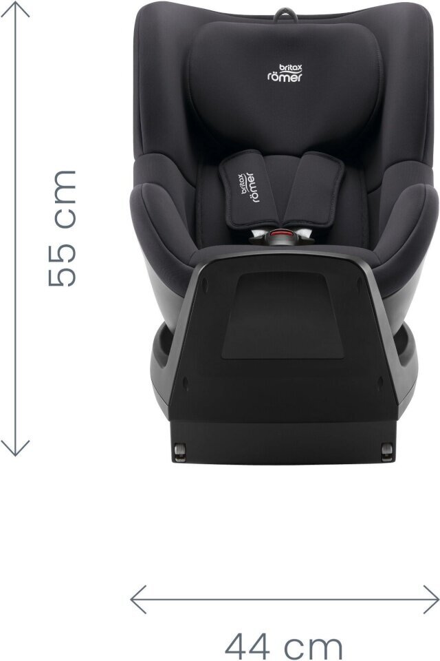 Britax-Römer turvatool DUALFIX M PLUS 61cm-105cm Midnight Grey, hall цена и информация | Turvatoolid ja turvahällid | hansapost.ee