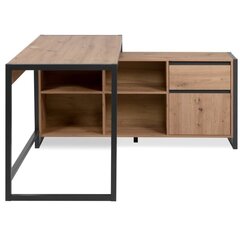 угловой стол Denver artisan дуб/антрацит цена и информация | Компьютерные, письменные столы | hansapost.ee