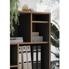 Riiuli vaheseinte komplekt 3tk Podium, 35x27x37cm, must price and information | Shelves | hansapost.ee