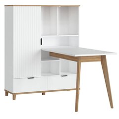 Töölaud Plissee, 150x65x76cm, valge price and information | Computer desks, writing desks | hansapost.ee