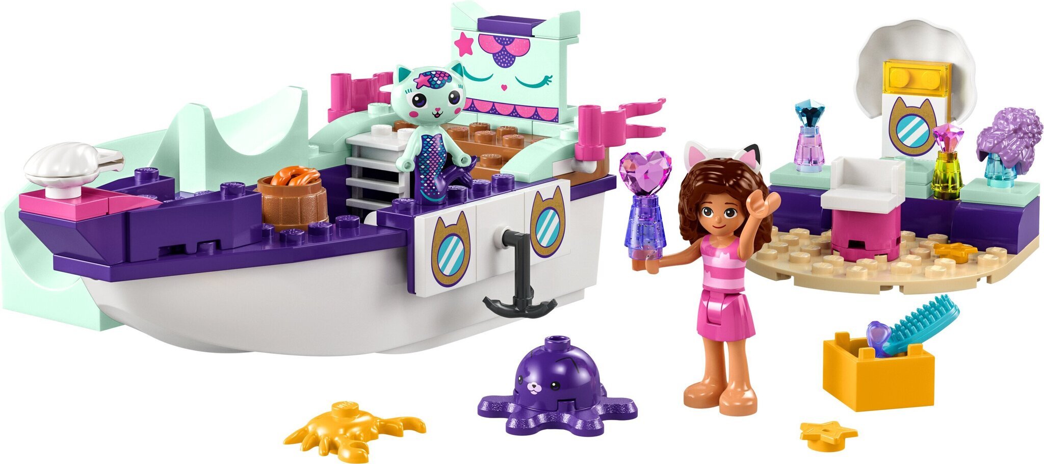 10786 LEGO® Gabby & MerCat's Ship & Spa mängukomplekt hind ja info | Klotsid ja konstruktorid | hansapost.ee