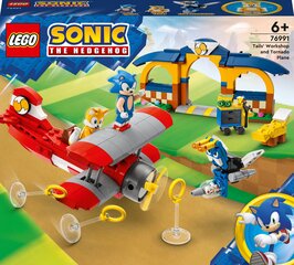 76991 LEGO® Sonic the Hedgehog™ Tails’ Workshop and Tornado Plane lennukikomplekt hind ja info | Klotsid ja konstruktorid | hansapost.ee