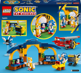 76991 LEGO® Sonic the Hedgehog™ Tails’ Workshop and Tornado Plane lennukikomplekt hind ja info | Klotsid ja konstruktorid | hansapost.ee