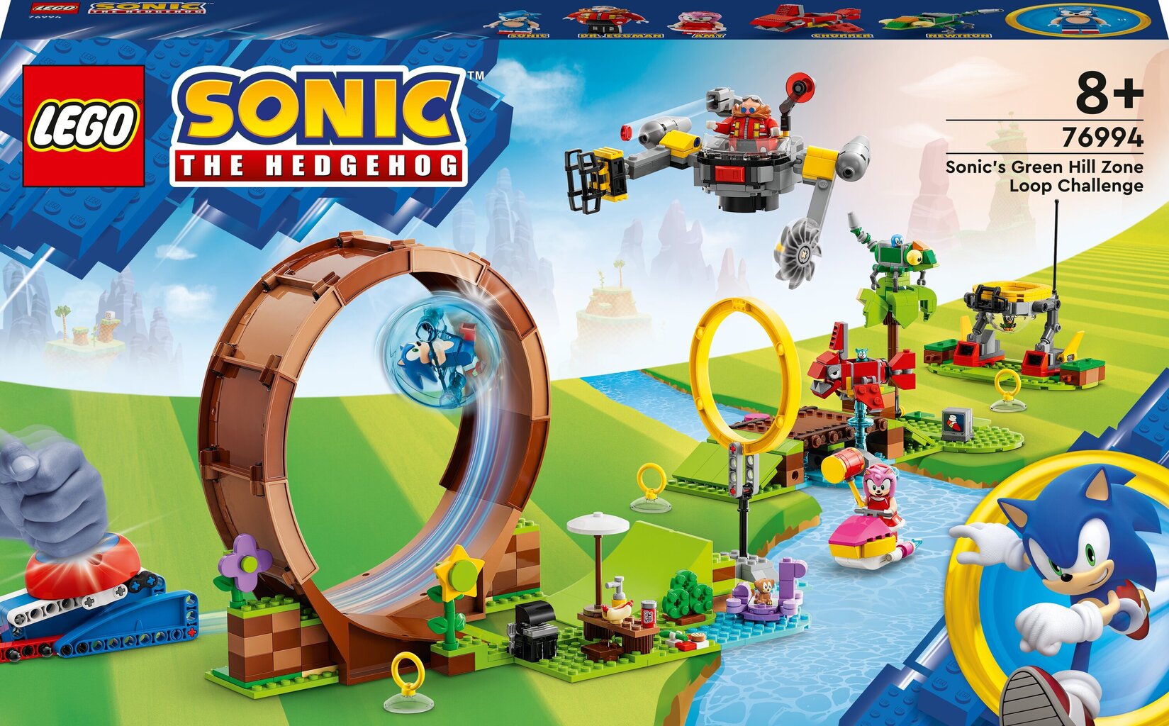 76994 LEGO® Sonic the Hedgehog Sonic Green Hill Zone Loop Challenge legokomplekt цена и информация | Klotsid ja konstruktorid | hansapost.ee