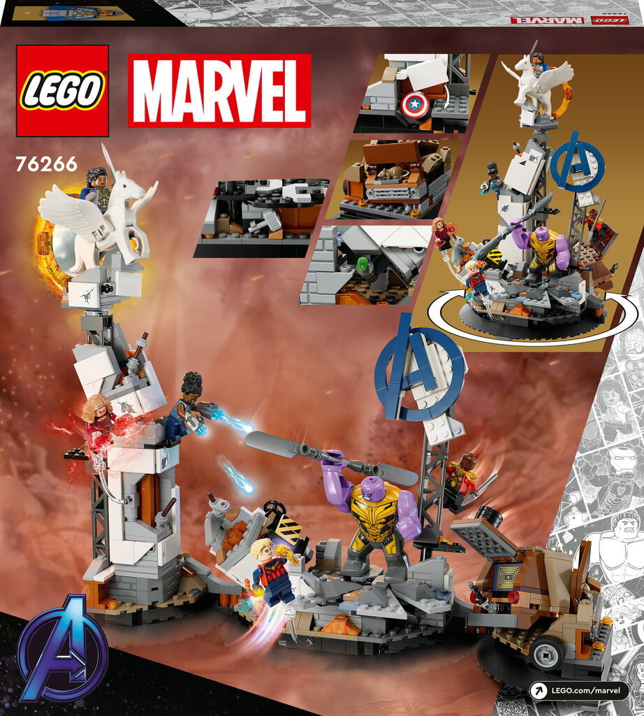 76266 LEGO® Marvel Endgame Final Battle viimase lahingu komplekt цена и информация | Klotsid ja konstruktorid | hansapost.ee