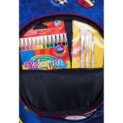 Школьный рюкзак Colorino Toby Football, синий kaina ir informacija | Школьные рюкзаки, спортивные сумки | hansapost.ee