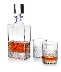 Karahvin + 6 viskiklaasi Eva Frozen 310 ml / 700 ml hind ja info | Klaasid, kruusid ja kannud | hansapost.ee