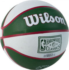 Wilson NBA Team Retro Milwaukee Bucks Mini Ball WTB3200XBMIL цена и информация | Баскетбольные мячи | hansapost.ee